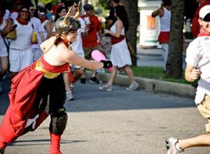 Running with the Bulls New Orleans Photo